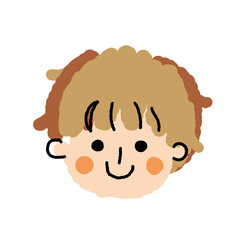 男の子　ゆる顔　アイコン　01_　単品　03
