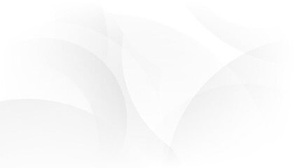 Abstract smooth circle white and gray color background. Vector illustration.
