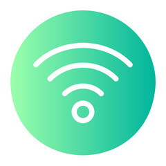 Wifi Area  gradient icon