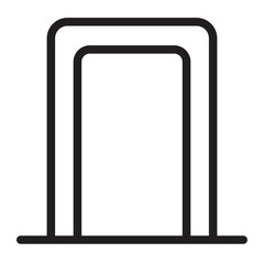 body scanner line icon