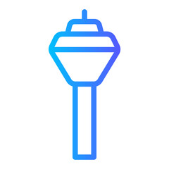 control tower gradient icon
