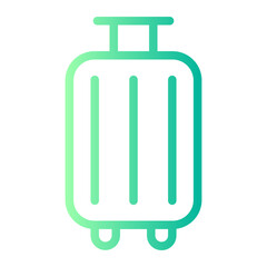 Wheel Luggage gradient icon