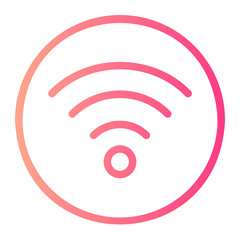 Wifi Area  gradient icon