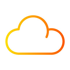 cloud gradient icon