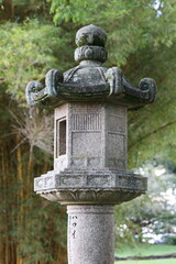 asian lantern in bamboo
