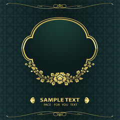 Wallpaper pattern Thai style04