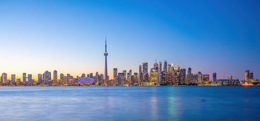 Toronto downtown city skyline. Cityscape of Canada
