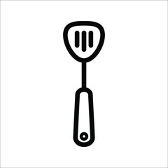 Outline spatula vector icon. Spatula illustration for web, mobile apps, design. Spatula vector symbol.