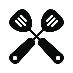 Outline spatula vector icon. Spatula illustration for web, mobile apps, design. Spatula vector symbol.