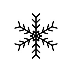 Abstract snowflake shape, Vector, Illustration.
