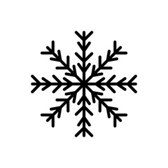 Abstract snowflake shape, Vector, Illustration.