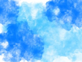 blue sky with clouds. Abstract gradient black and white background like clouds. Modern horizontal design for mobile apps and wallpapers