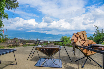 キャンプ　焚火台