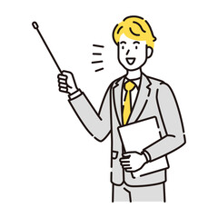 人物イラスト　線画