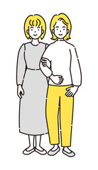 LGBT　人物　イラスト