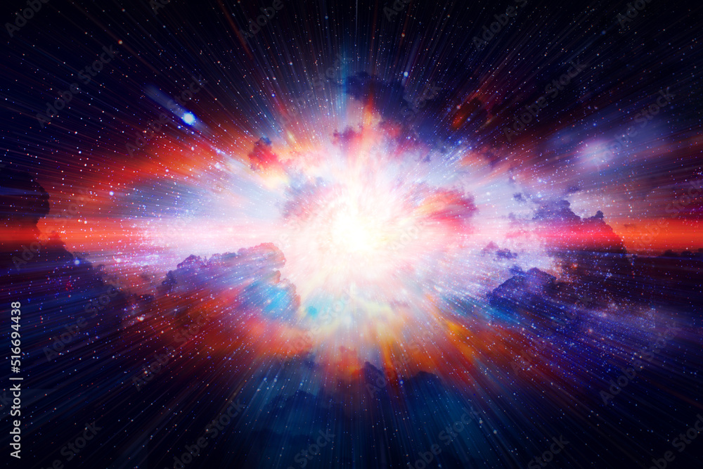 Canvas Prints space and galaxy gas dust light speed moving travel colorful. elements of this image furnished by na