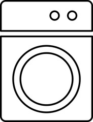  Washing machine Icon illustratioon on white background..eps