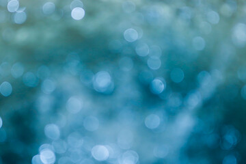 blue bokeh background