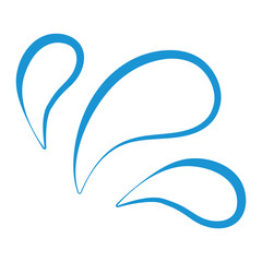 汗や水分のイメージイラスト