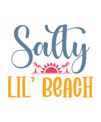 Summer Beach Bundle SVG, Beach Svg Bundle, Summertime, Funny Beach Quotes Svg, Salty, Svg, Png, Dxf, Sassy Beach Quotes, Summer Quotes Svg Bundle, summer graphics, svg summer silhouette designs, summe