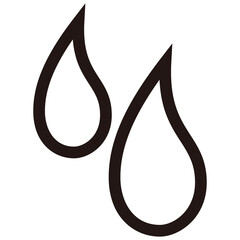 汗や水分のイメージイラスト