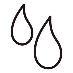 汗や水分のイメージイラスト