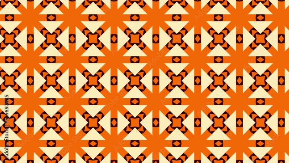 Poster seamless geometric pattern design illustration background texture animation scrolling right. in blac