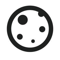 Obraz premium Full Moon Icon