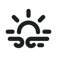 Windy Day Icon