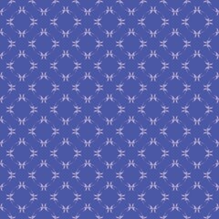 geometric Seamless pattern on blue background.stylish background for fabric, wrapping, packaging paper, wallpaper.