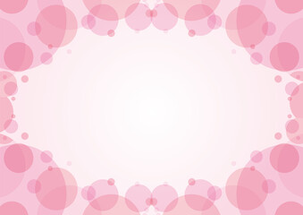 水玉背景ピンク