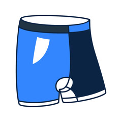 Accessories apparel or half pant icon