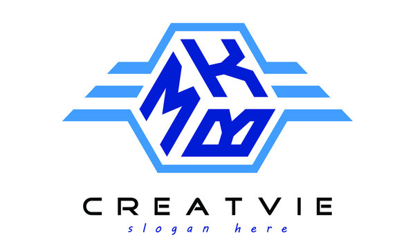 MKB three letter geometrical wings logo design vector template. wordmark logo | emblem logo | monogram logo | initial letter logo | typography logo | business logo | minimalist logo |