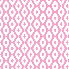 seamless pattern with pink hearts