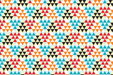 seamless pattern with triangle icon