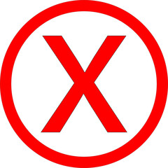 Obraz premium No sign vector