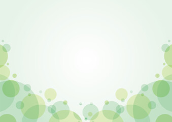 水玉背景緑