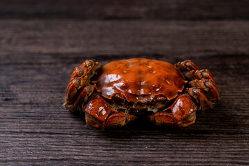 Steamed hairy crab, a traditional Chinese cuisine