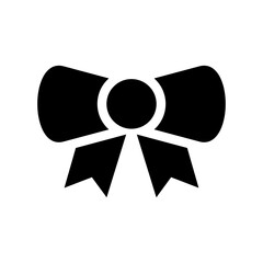 Bow Tie Icon Vector Symbol Design Illustration