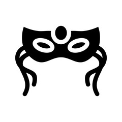 Party Mask Icon Vector Symbol Design Illustration