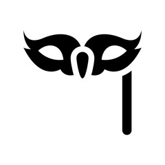Party Mask Icon Vector Symbol Design Illustration