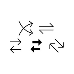 Switch Icon Set Vector Symbol Design Illustration