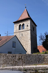 Fototapeta na wymiar Mauerturm in Sommerhausen