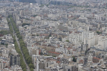 View of Paris from Montparnasse Tower