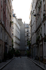 Facade of an apartment building in Paris