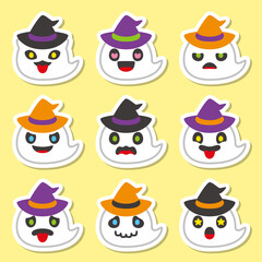 ハロウィン おばけ セット シール