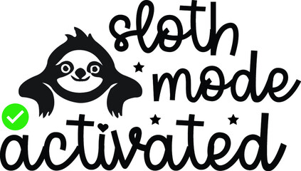 Sloth svg design
