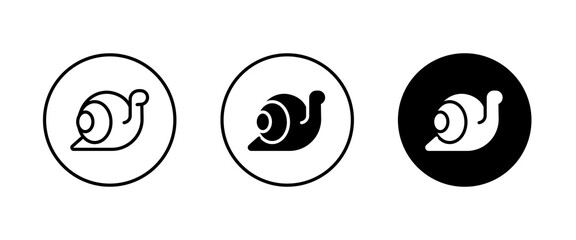 Snail icon vector, sign, symbol, logo, illustration, editable stroke, flat design style isolated on white linear