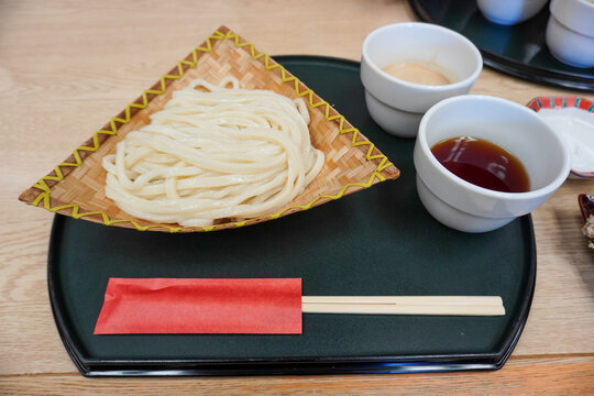 Japanese nudle Mizusawa Udon, in Ikaho, Japan