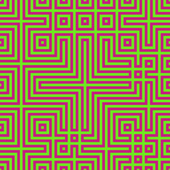Abstract lines Maze generative art background art illustration